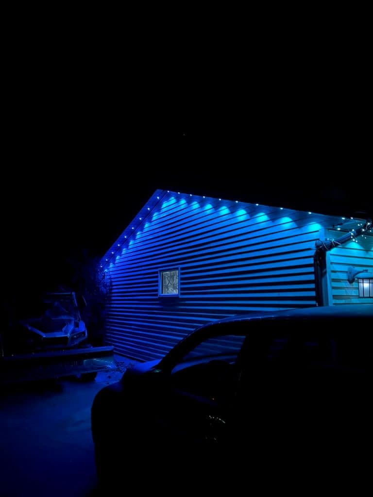 Transform Your Home with Colorful Permanent Lights